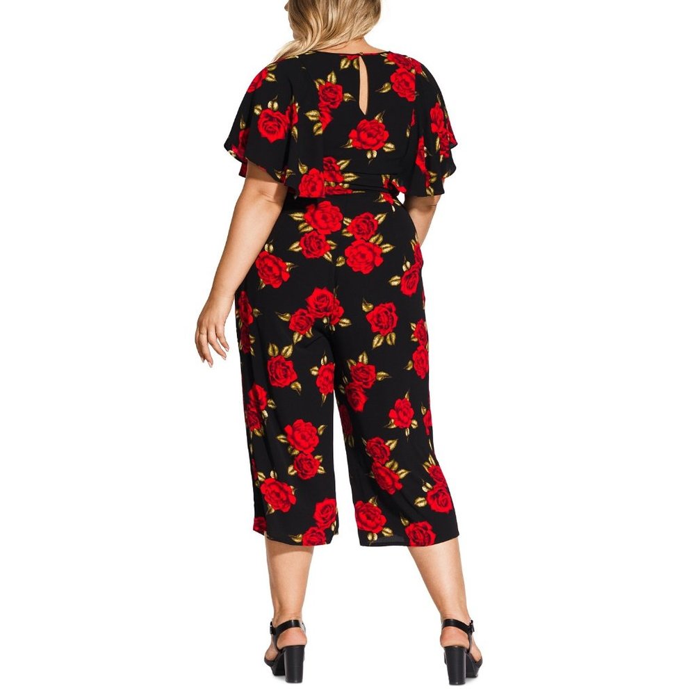 NWT City Chic Rose Liaison Jumpsuit - Picture 2 of 7